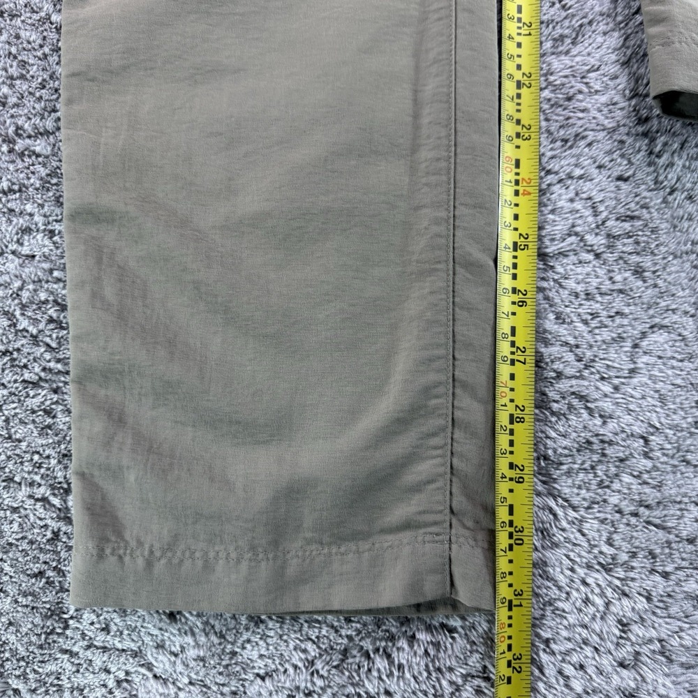 The North Face Vintage Womens 6 Nylon Hiking Pants Khaki Outdoor Trail 00s - Picture 10 of 12
